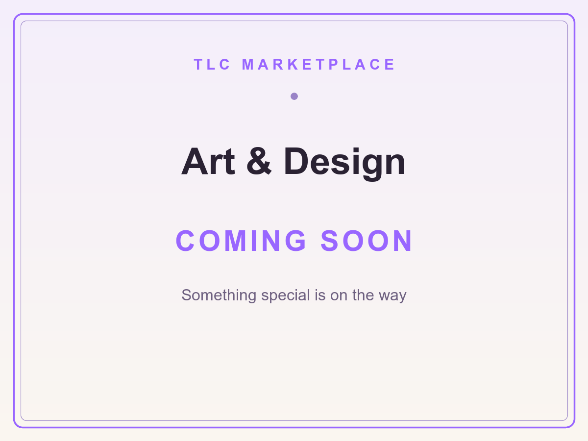 Art & Design - Coming Soon
